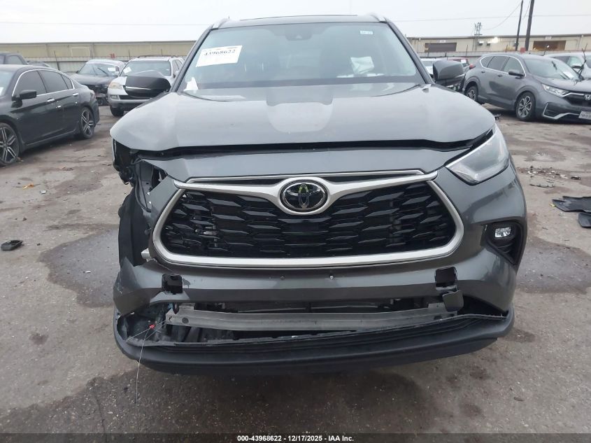 2022 Toyota Highlander Xle VIN: 5TDGZRBH3NS247271 Lot: 43968622