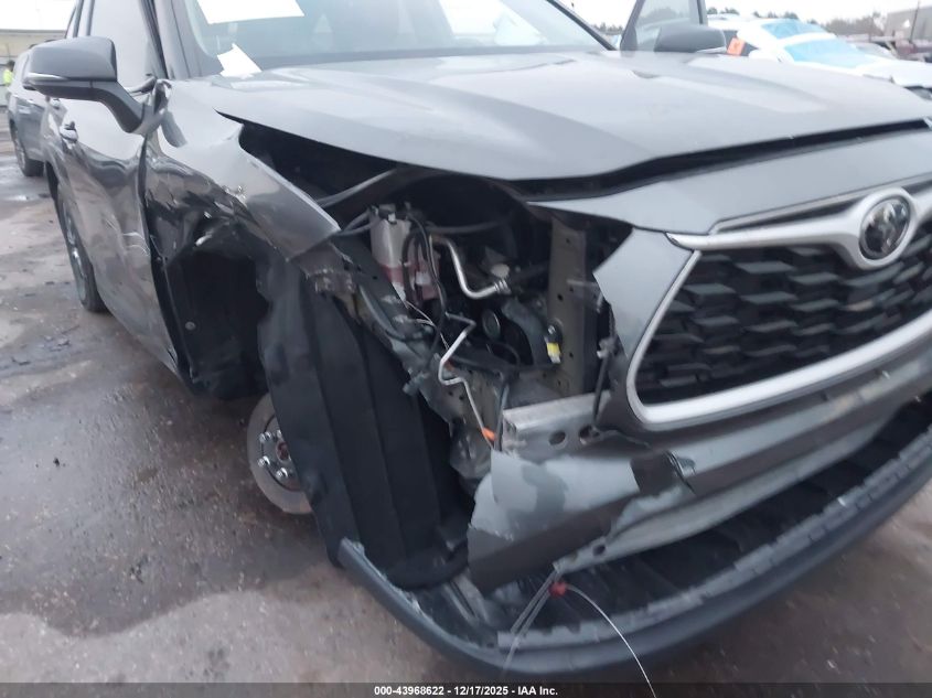 2022 Toyota Highlander Xle VIN: 5TDGZRBH3NS247271 Lot: 43968622