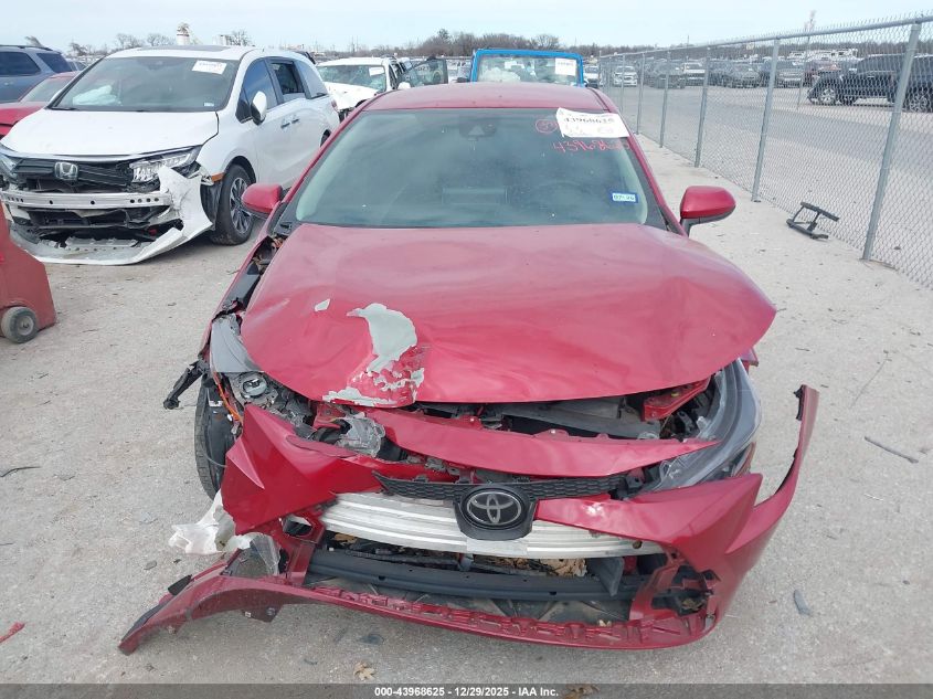 2020 Toyota Corolla Le VIN: JTDEPRAE0LJ089163 Lot: 43968625