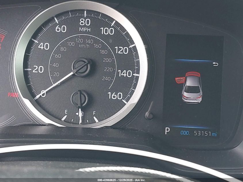 2020 Toyota Corolla Le VIN: JTDEPRAE0LJ089163 Lot: 43968625