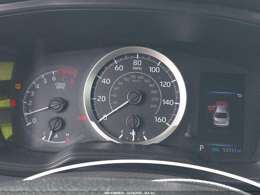 2020 Toyota Corolla Le VIN: JTDEPRAE0LJ089163 Lot: 43968625