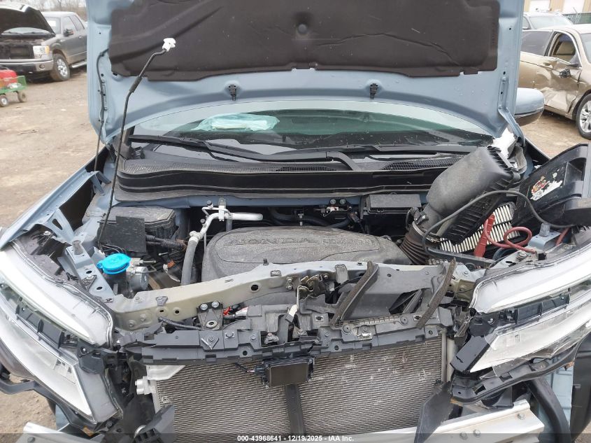 2022 Honda Pilot Awd Black Edition VIN: 5FNYF6H71NB082190 Lot: 43968641