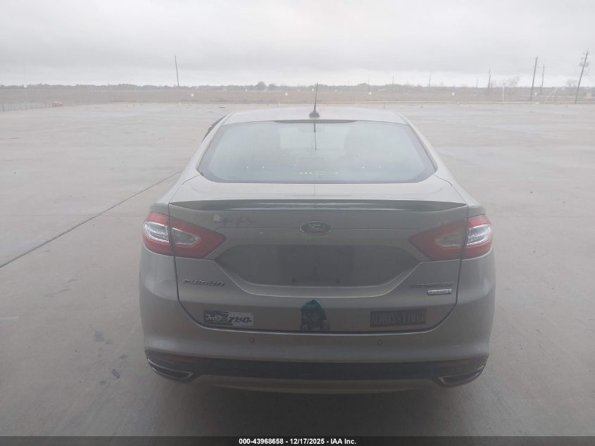 2015 Ford Fusion Titanium VIN: 3FA6P0K92FR104201 Lot: 43968658