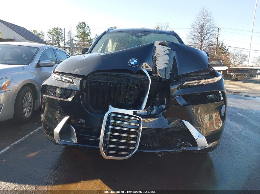 2025 BMW X7 xDrive40I VIN: 5UX23EM02S9Z0182 Lot: 43968670