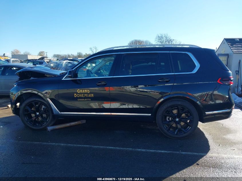 2025 BMW X7 xDrive40I VIN: 5UX23EM02S9Z0182 Lot: 43968670