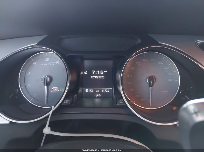 2015 Audi S5 3.0T Premium Plus VIN: WAUCGAFR6FA060448 Lot: 43968685