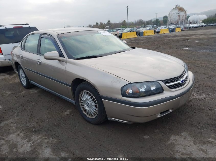 2002 Chevrolet Impala VIN: 2G1WF55K029358085 Lot: 43968699