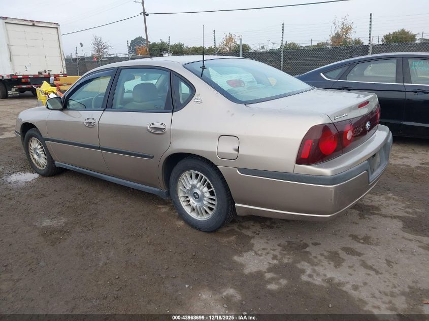 2002 Chevrolet Impala VIN: 2G1WF55K029358085 Lot: 43968699