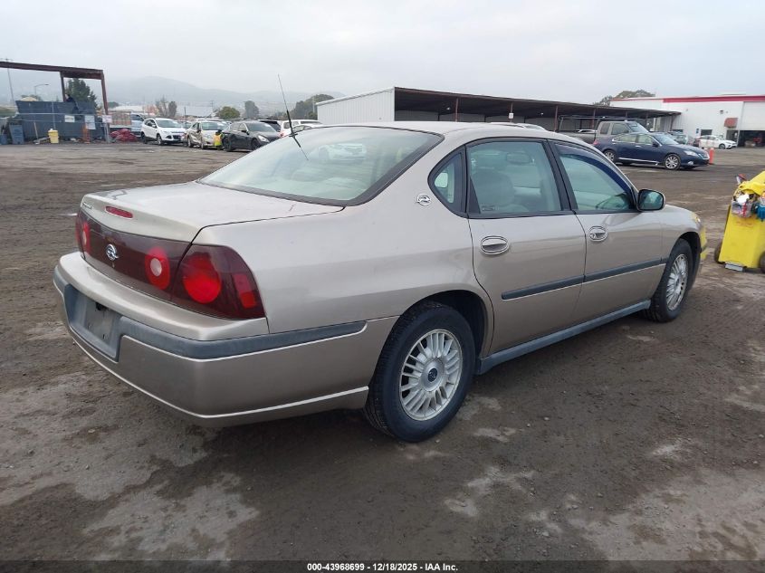 2002 Chevrolet Impala VIN: 2G1WF55K029358085 Lot: 43968699
