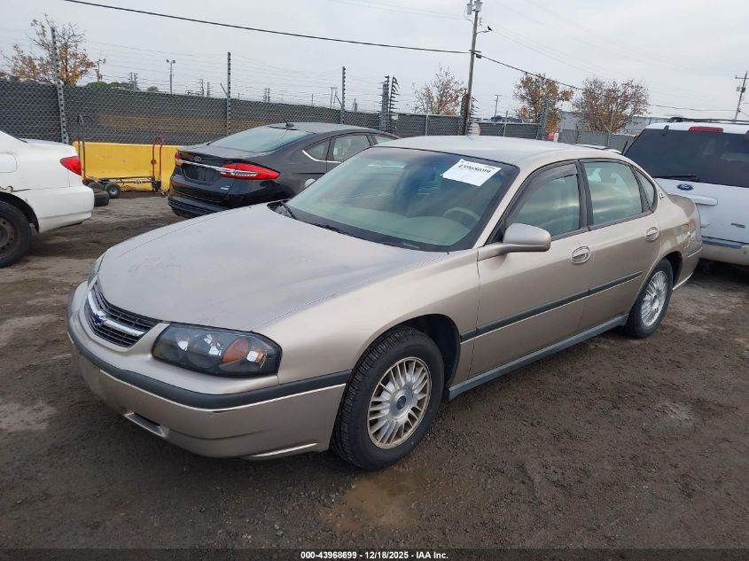 2002 Chevrolet Impala VIN: 2G1WF55K029358085 Lot: 43968699