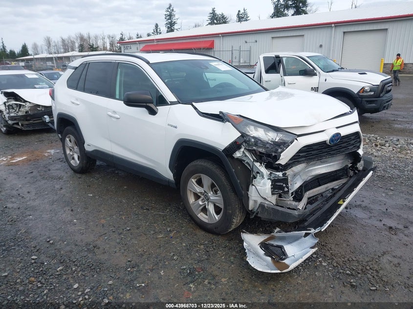 4T3LWRFV7MU020654 2021 Toyota Rav4 Hybrid Le auction photo 1