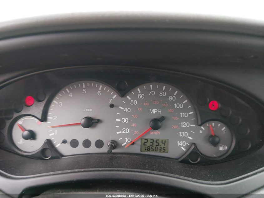 2003 Ford Focus Zx5 VIN: 3FAFP37363R134786 Lot: 43968704