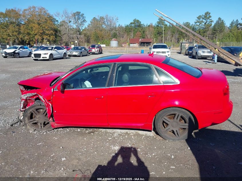 2008 Audi A4 2.0T VIN: WAUDF78E58A031093 Lot: 43968709