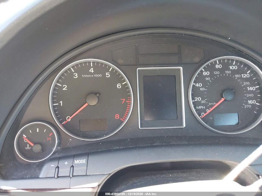 2008 Audi A4 2.0T VIN: WAUDF78E58A031093 Lot: 43968709