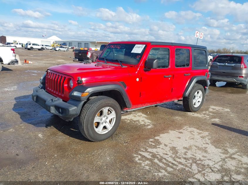 2019 Jeep Wrangler Unlimited Sport S 4X4 VIN: 1C4HJXDN3KW689465 Lot: 43968722