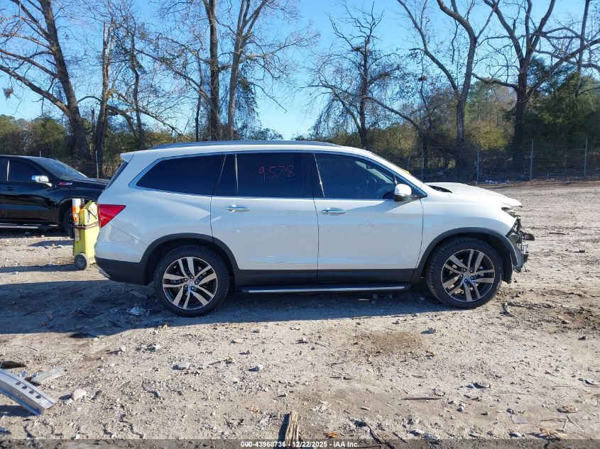 2017 Honda Pilot Elite VIN: 5FNYF6H06HB031243 Lot: 43968736