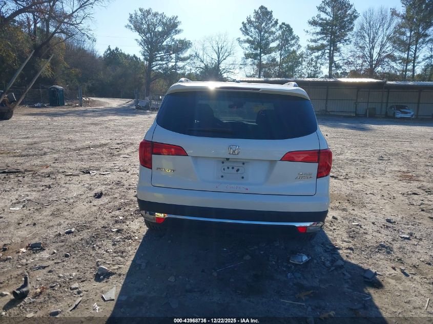 2017 Honda Pilot Elite VIN: 5FNYF6H06HB031243 Lot: 43968736