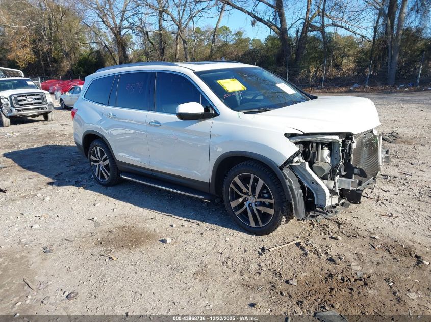 2017 Honda Pilot Elite VIN: 5FNYF6H06HB031243 Lot: 43968736