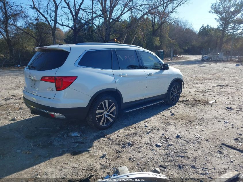 2017 Honda Pilot Elite VIN: 5FNYF6H06HB031243 Lot: 43968736