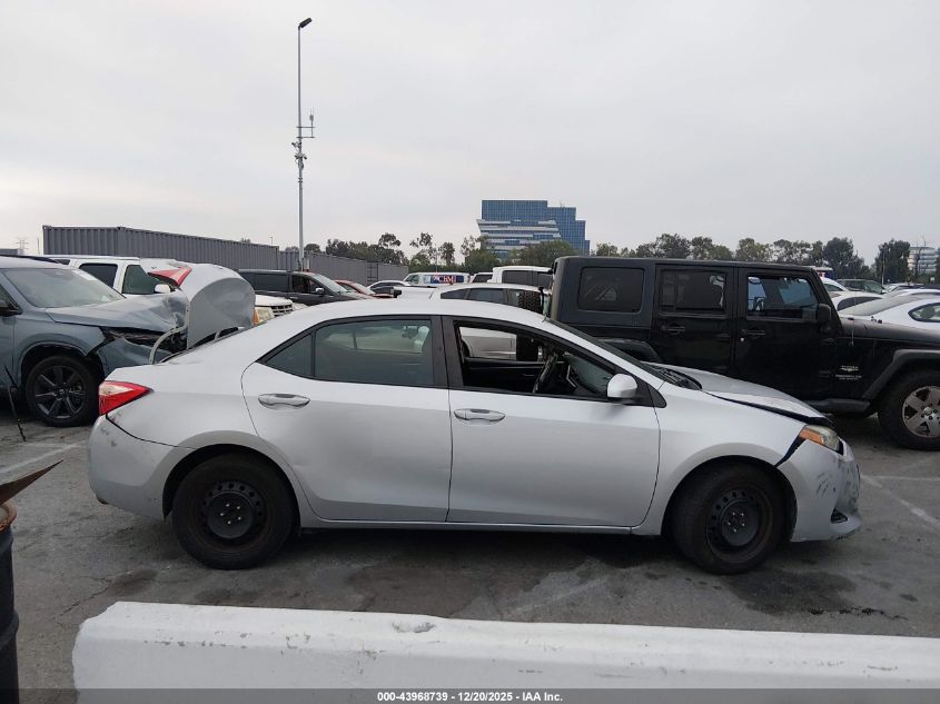 2017 Toyota Corolla Le VIN: 5YFBURHE2HP615586 Lot: 43968739