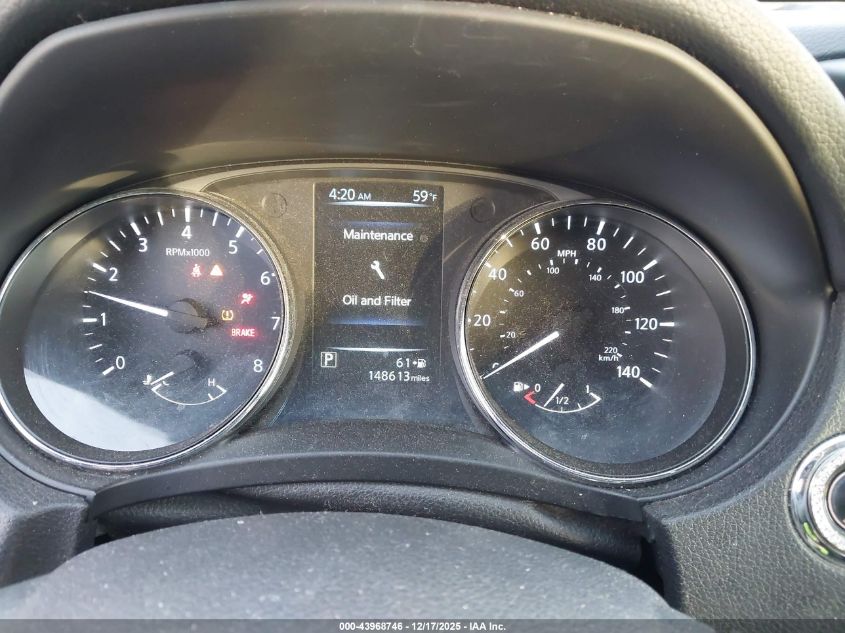 2017 Nissan Rogue Sv VIN: 5N1AT2MT1HC754543 Lot: 43968746