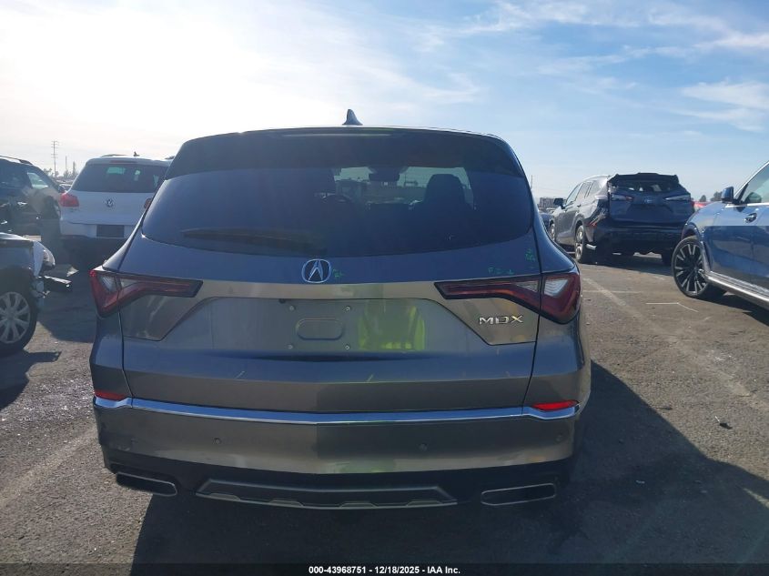 2025 Acura Mdx Technology Package VIN: 5J8YD9H46SL001711 Lot: 43968751