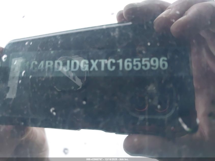 2026 Dodge Durango Gt Awd VIN: 1C4RDJDGXTC165596 Lot: 43968767