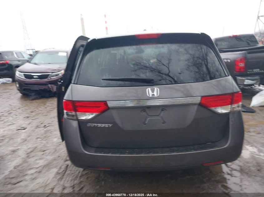 2015 Honda Odyssey Ex-L VIN: 5FNRL5H65FB076327 Lot: 43968778