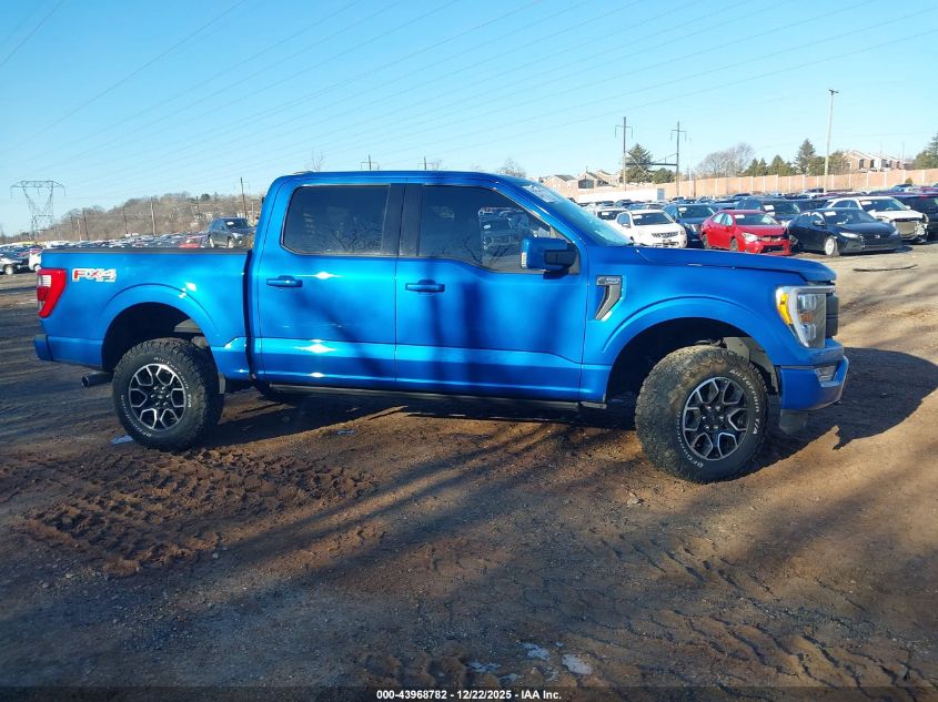 2021 Ford F-150 Lariat VIN: 1FTFW1E51MKD67874 Lot: 43968782