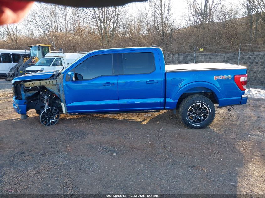 2021 Ford F-150 Lariat VIN: 1FTFW1E51MKD67874 Lot: 43968782