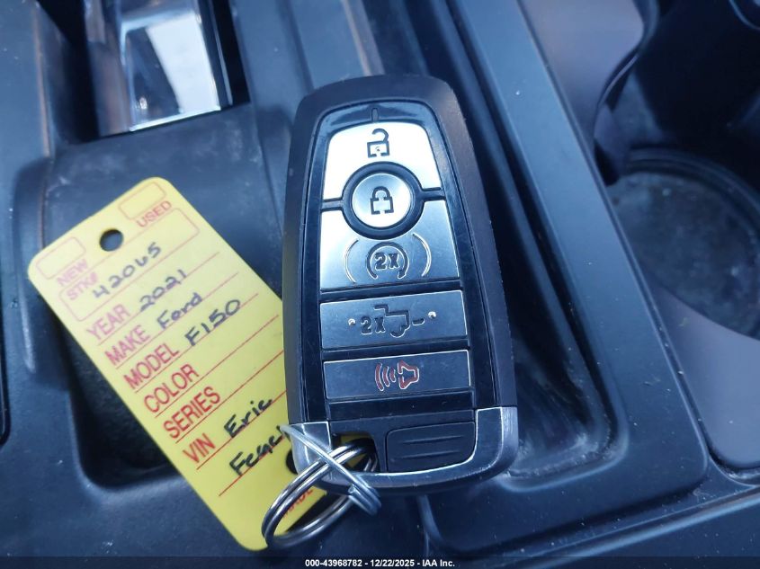 2021 Ford F-150 Lariat VIN: 1FTFW1E51MKD67874 Lot: 43968782