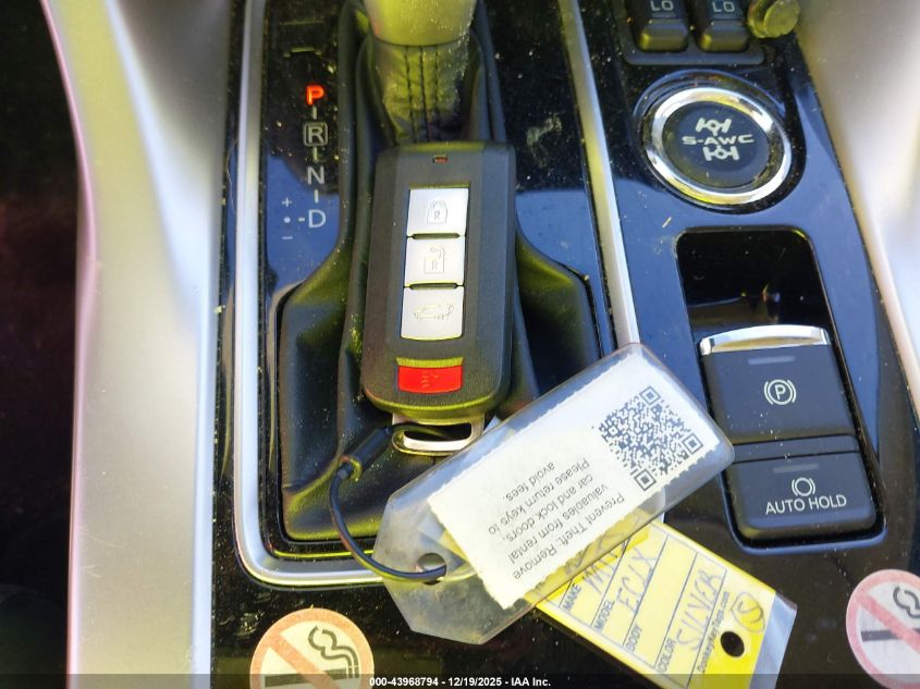 2025 Mitsubishi Eclipse Cross Black Edition S-Awc/Se S-Awc/Sel S-Awc VIN: JA4ATWAA7SZ012256 Lot: 43968794