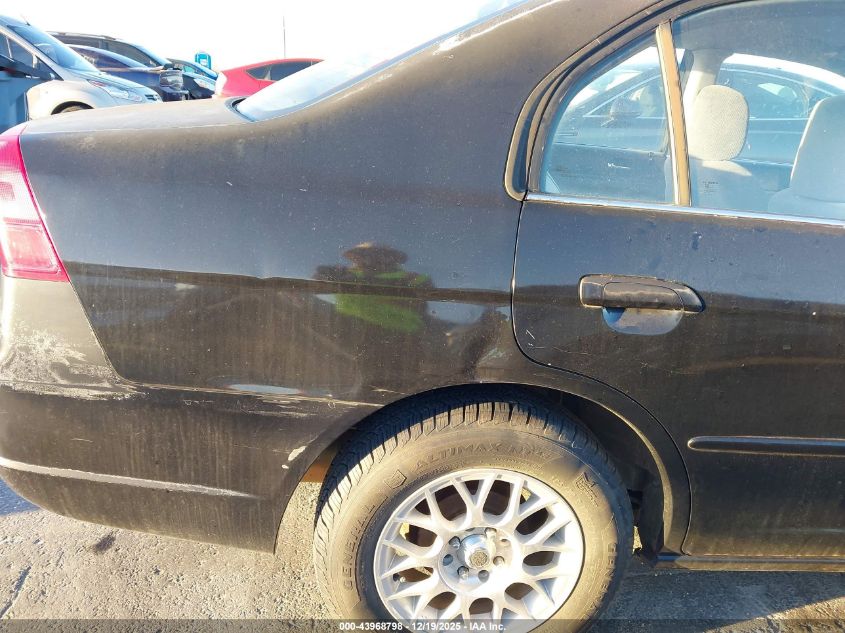 2002 Honda Civic Lx VIN: 2HGES16582H545324 Lot: 43968798