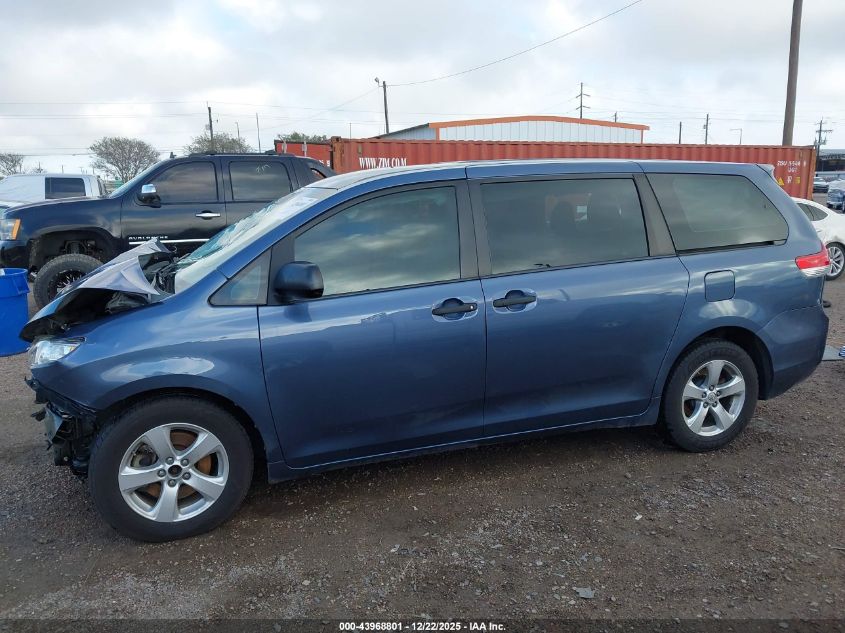2014 Toyota Sienna L V6 7 Passenger VIN: 5TDZK3DC7ES521633 Lot: 43968801