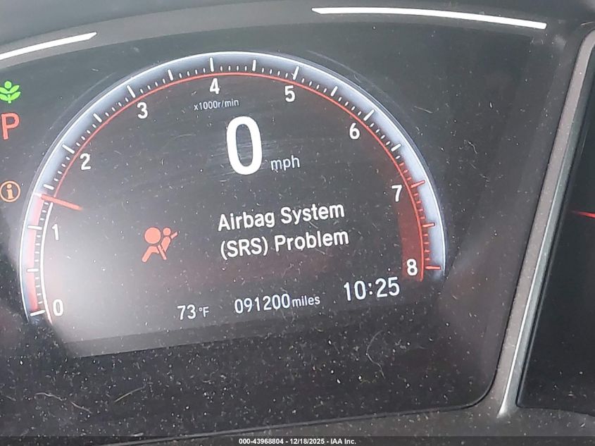 2019 Honda Civic Sport VIN: 2HGFC4B87KH300825 Lot: 43968804