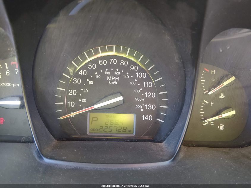 2008 Kia Spectra Ex VIN: KNAFE121185561052 Lot: 43968806