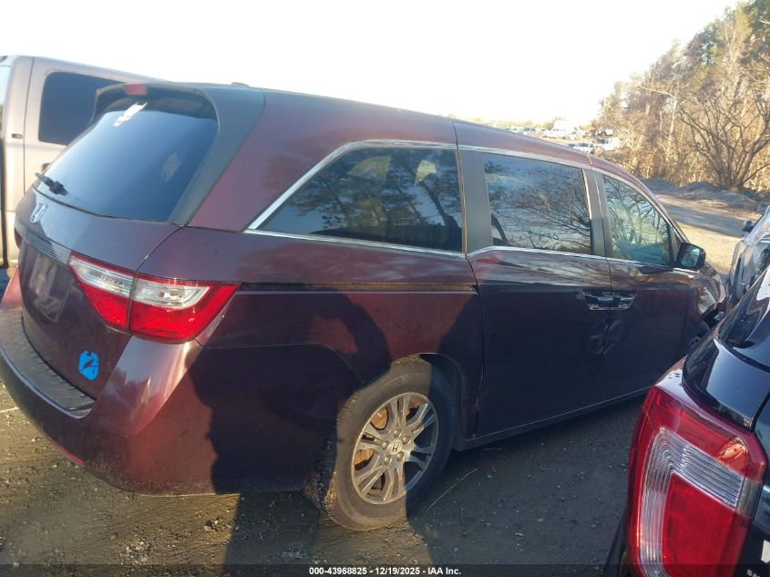 2013 Honda Odyssey Ex-L VIN: 5FNRL5H62DB028975 Lot: 43968825