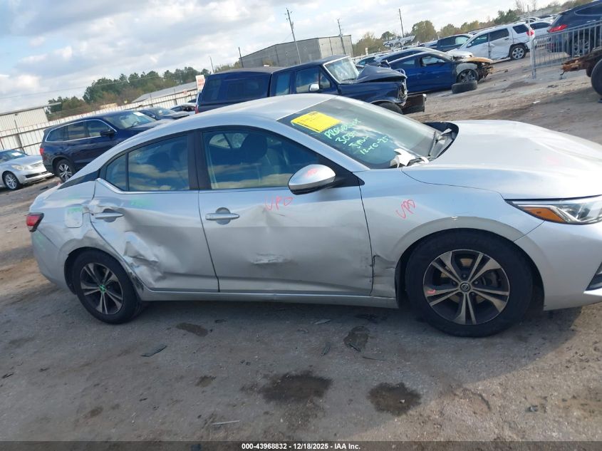 2021 Nissan Sentra Sv Xtronic Cvt VIN: 3N1AB8CV2MY224566 Lot: 43968832