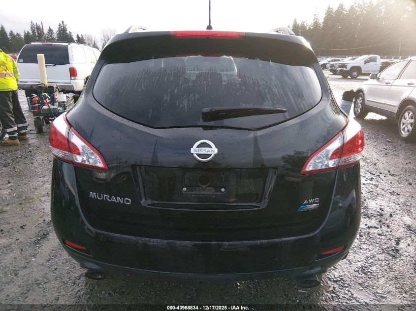 2011 Nissan Murano S VIN: JN8AZ1MW8BW174028 Lot: 43968834