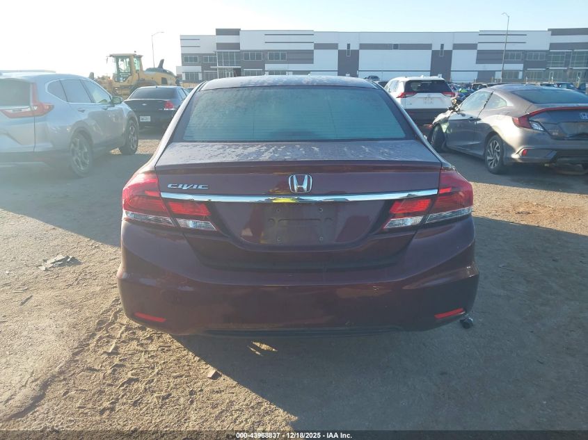2014 Honda Civic Ex VIN: 19XFB2F85EE034317 Lot: 43968837
