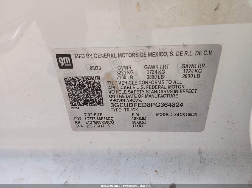 2023 CHEVROLET SILVERADO 1500 4WD SHORT BED LT TRAIL BOSS — Photo 9