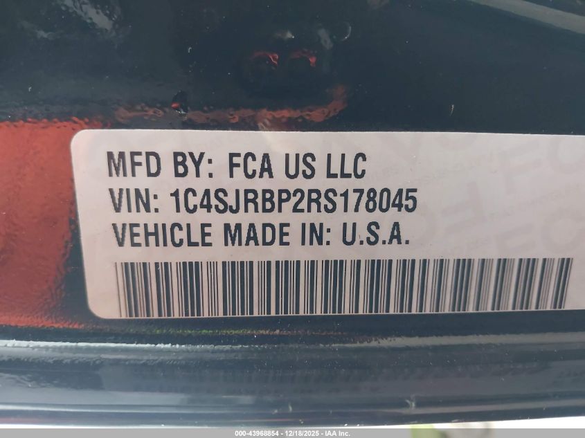 2024 Jeep Wagoneer L Series Ii VIN: 1C4SJRBP2RS178045 Lot: 43968854