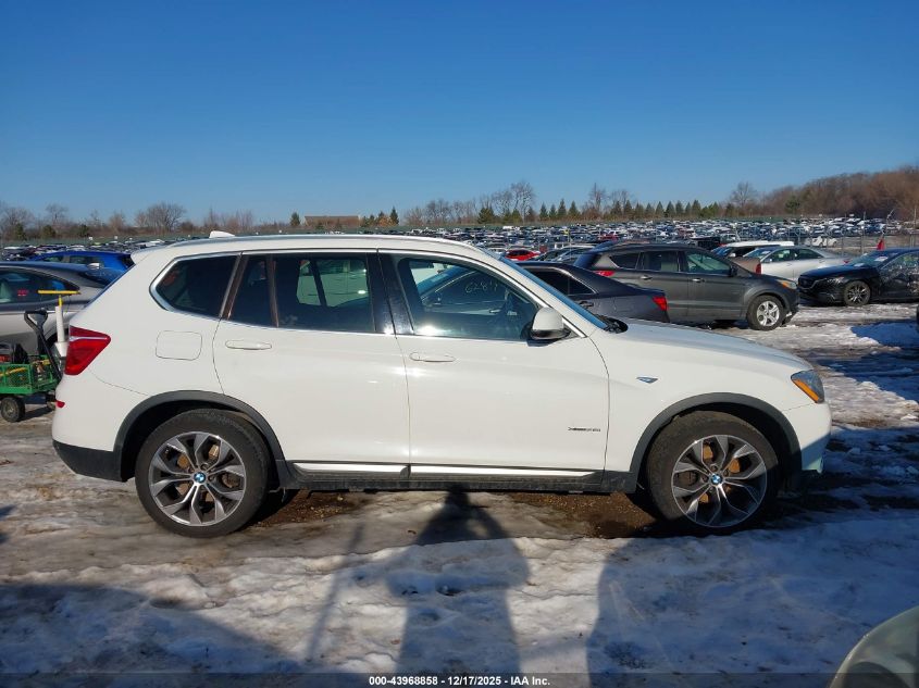 2016 BMW X3 xDrive28I VIN: 5UXWX9C52G0D80309 Lot: 43968858