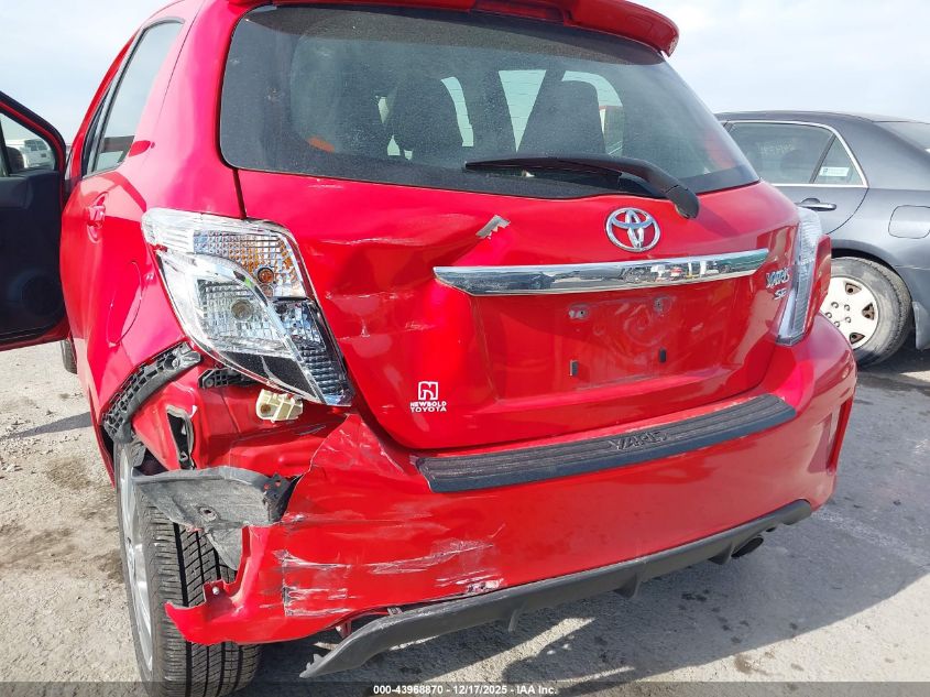 2014 Toyota Yaris Se (Tmc/Cbu Plant) VIN: JTDKTUD37ED583310 Lot: 43968870