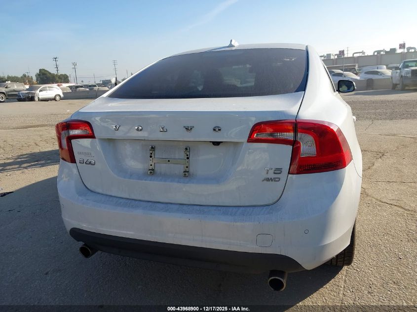 2013 Volvo S60 T5 Platinum VIN: YV1612FH8D2201116 Lot: 43968900
