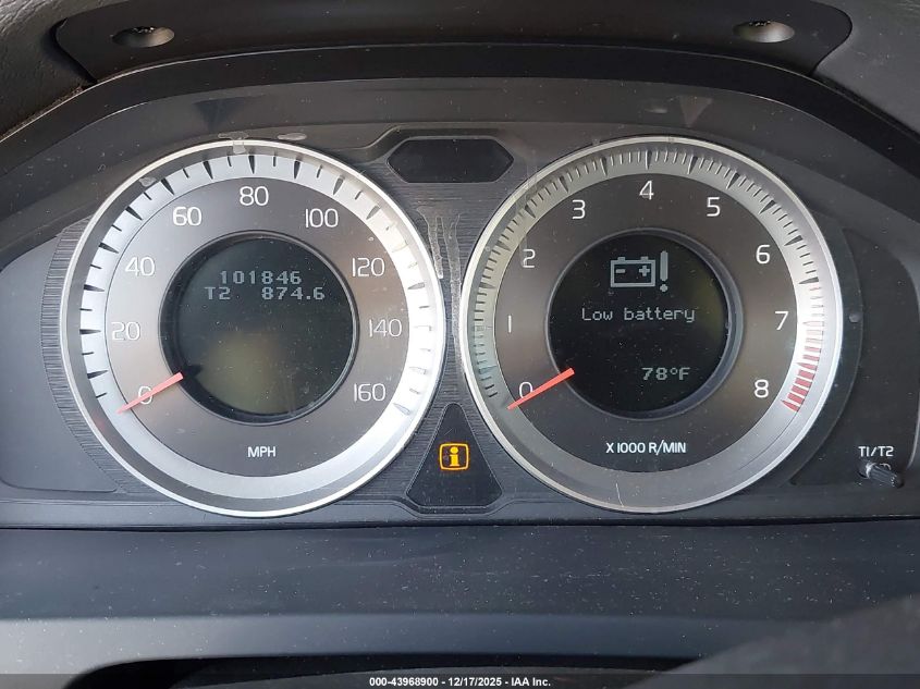 2013 Volvo S60 T5 Platinum VIN: YV1612FH8D2201116 Lot: 43968900