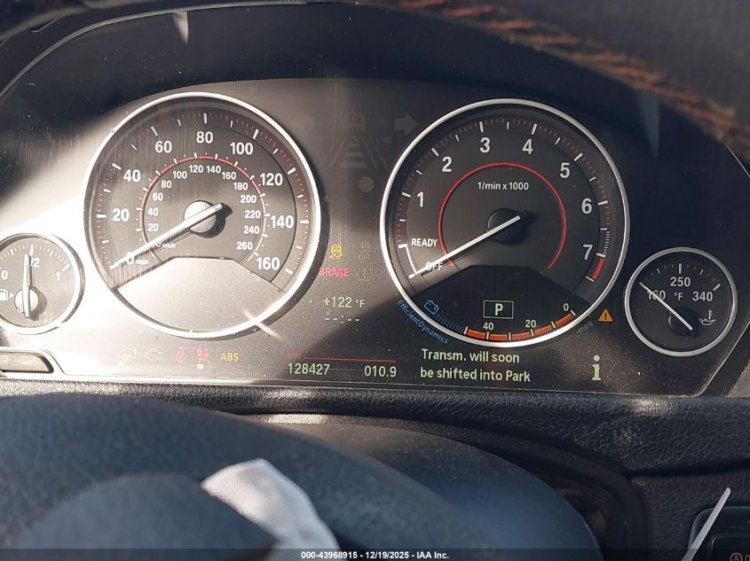 2013 BMW 328I xDrive VIN: WBA3B5C55DF590031 Lot: 43968915