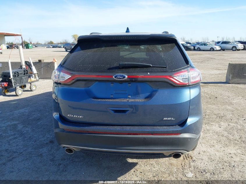 2018 Ford Edge Sel VIN: 2FMPK3J8XJBC11670 Lot: 43968917