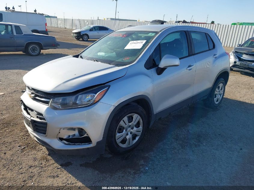 2019 Chevrolet Trax Ls VIN: 3GNCJKSB1KL135733 Lot: 43968928