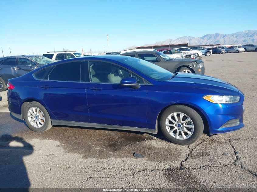 2016 Ford Fusion S VIN: 3FA6P0G7XGR282138 Lot: 43968931